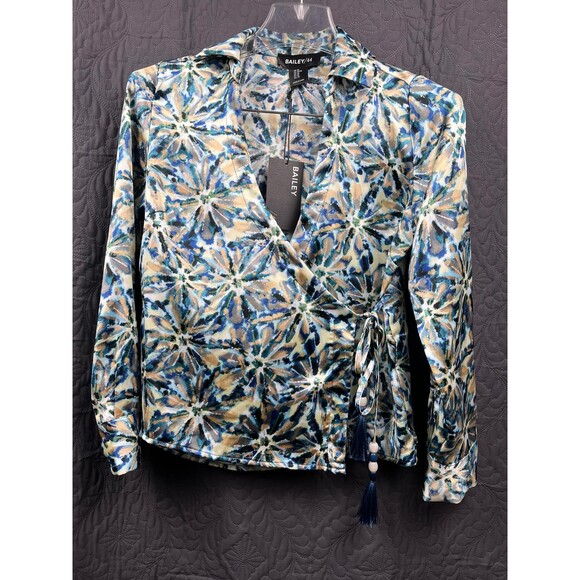 Bailey 44 2pc Matching Palazzo Classic Abstract Print Chic Pant Set SZ XS:NWT - Picture 2 of 11